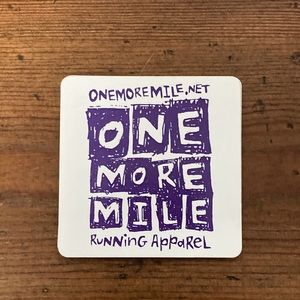 One More Mile Refrigerator Magnet